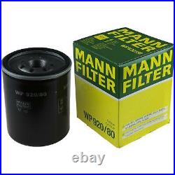 3xMANN-FILTER Ölfilter-wp 920/80 + 3xLiqui Moly / 3x Cera Tec