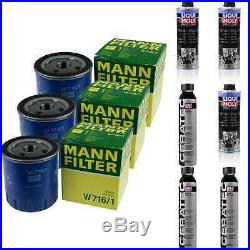 3xmann-filter Ölfilter-w 716/1+3xliqui Moly Pro-Line Rinçage de Moteur / 3x