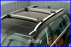 Barres de toit argent pour Suzuki Grand Vitara 3/5-portes 98-04 barres ouvertes