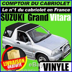 Capote 3 parties 4x4 Suzuki Grand Vitara cabriolet en vinyle O. E. M