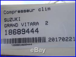 Compresseur clim SUZUKI GRAND VITARA Diesel /R18689444