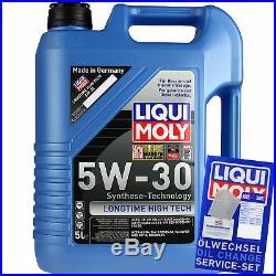 Liqui Moly 6L Longue Date High Tech 5W-30 Huile + Filtre pour Suzuki Grand