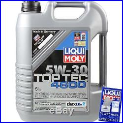 Liqui Moly 6L Toptec 4600 5W-40 Huile + Filtre pour Suzuki Grand Vitara I ft Gt
