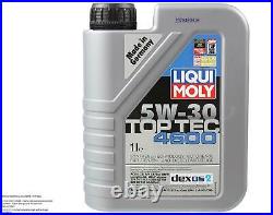 Sketch D'Inspection Filtre Liqui Moly Huile 6L 5W-30 pour Suzuki Grand