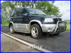 Suzuki Grand Vitara 1998-2005 MARCHE-PIEDS INOX PLAT / PROTECTIONS LATERALES